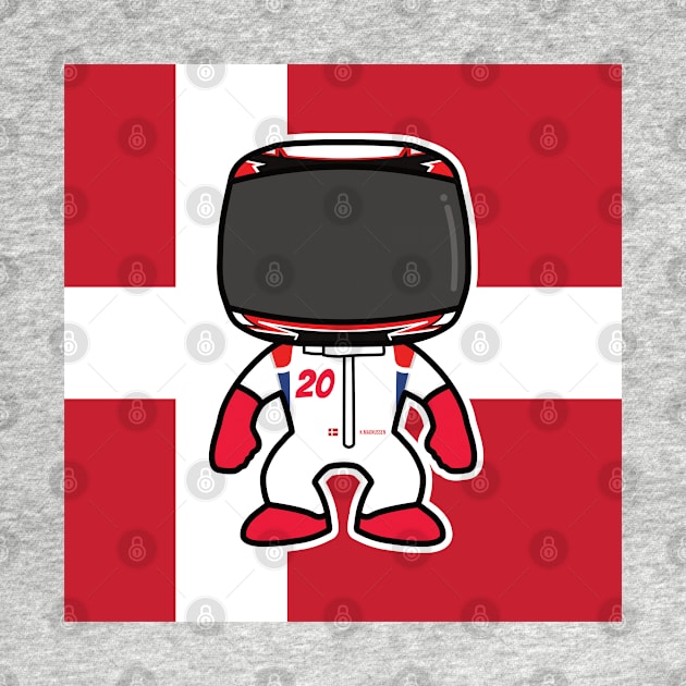 Kevin Magnussen Custom Bobblehead - 2022 Season Flag Edition by GreazyL